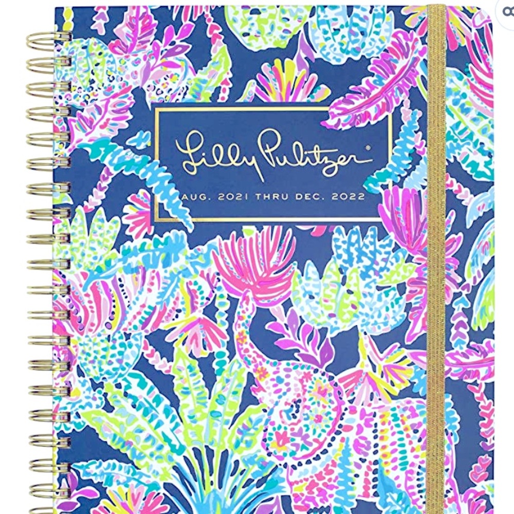 Cute lilly pulitzer weekly planner great for back to school notes